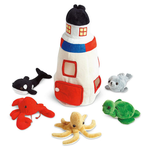 Plush Lighthouse with Sea Critters