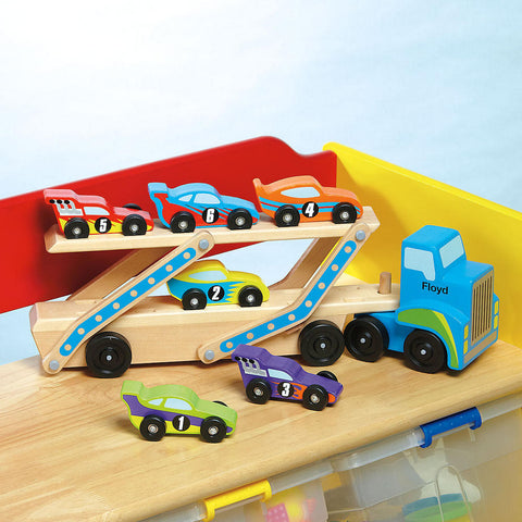 Melissa & Doug&#174 Mega Race Car Carrier